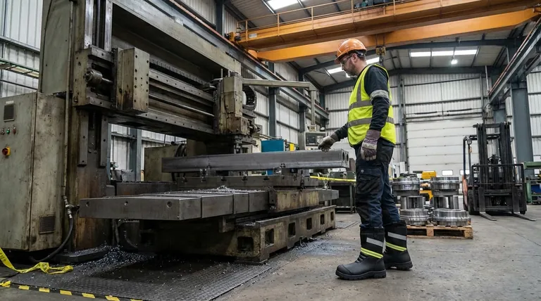 Come proteggono le scarpe con punta in acciaio i lavoratori in aree con macchinari grandi e mobili? Guida essenziale alla sicurezza