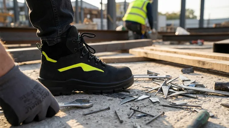 ¿Qué riesgos presentan los materiales o herramientas punzantes para los trabajadores? Consigue una protección inigualable para los pies con zapatos de punta de acero