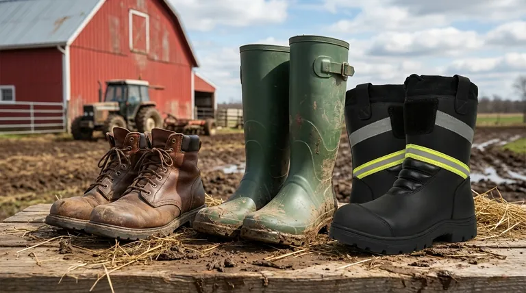 Quelles sont les options de chaussures alternatives aux bottes de cowboy pour le travail à la ferme ? Trouvez la pointure parfaite pour votre ferme