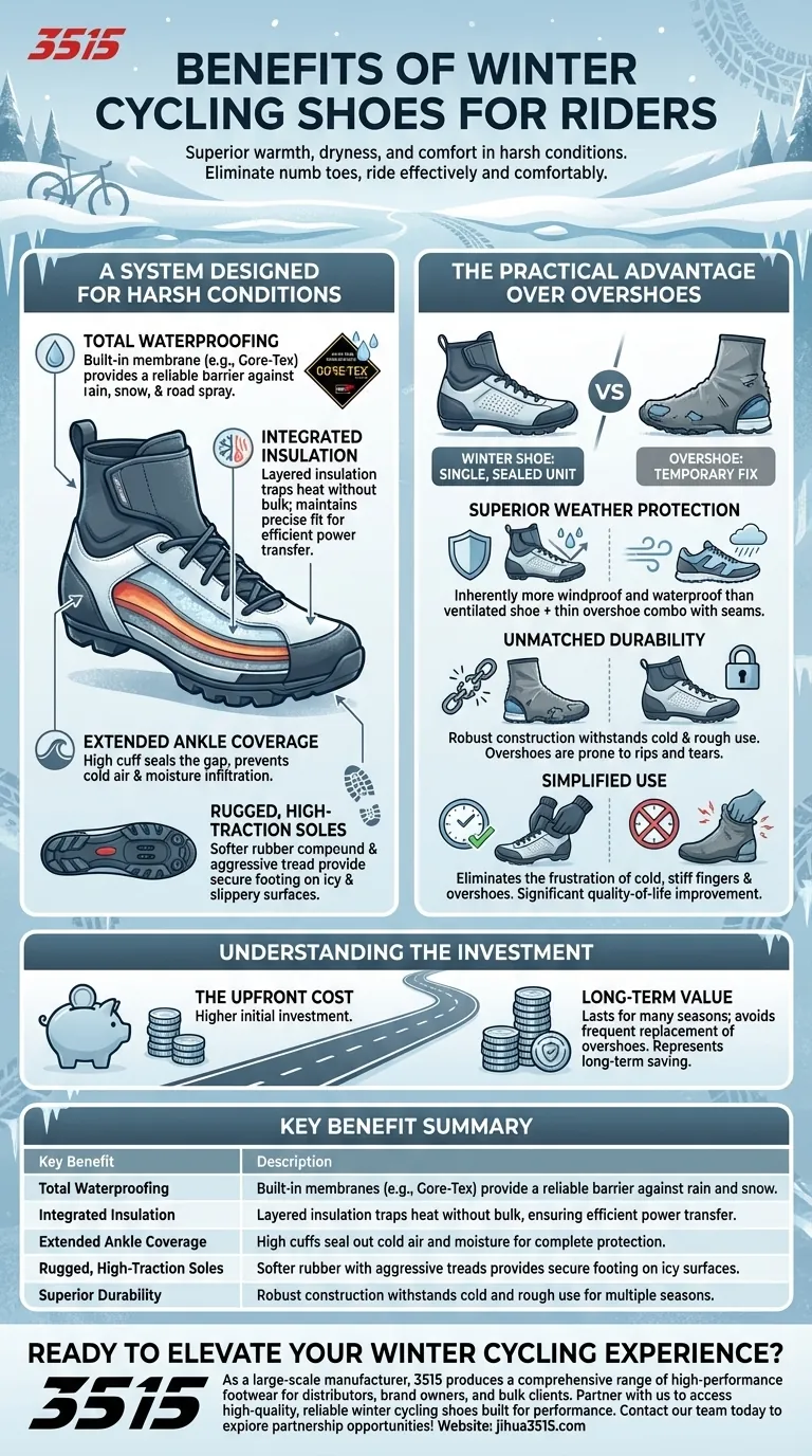Quels avantages ces chaussures de cyclisme d'hiver offrent-elles aux cyclistes ? Libérez le confort de rouler toute l'année. Guide Visuel