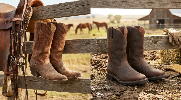 Quelle est la différence entre les bottes de cowboy et les bottes western ? Choisissez la bonne botte pour vos besoins