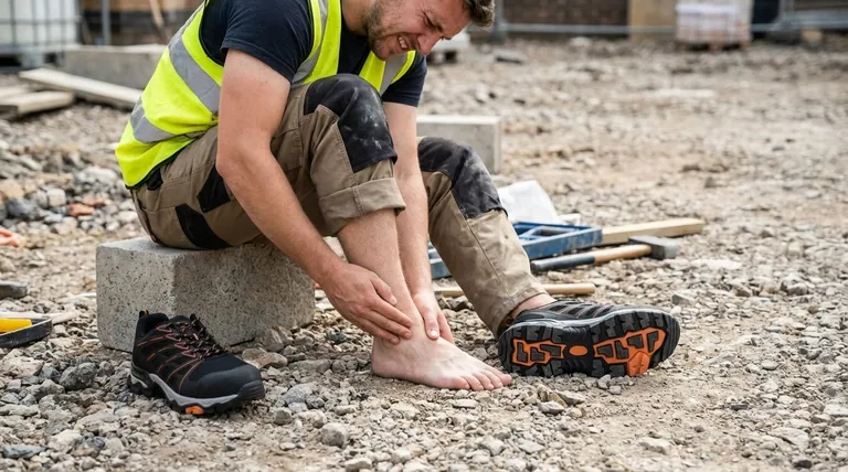 Welche potenziellen Fußprobleme können durch den längeren Gebrauch von Stahlkappenschuhen entstehen? Plantarfasziitis & Ermüdung vermeiden