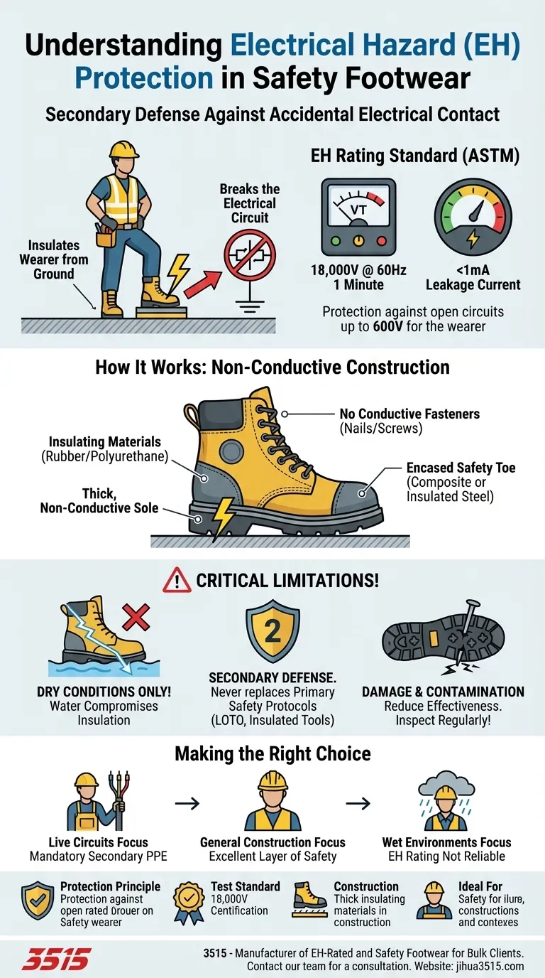Que signifie la protection contre les dangers électriques (DE) dans les chaussures de sécurité ? Sécurité essentielle pour les environnements à haut risque Guide Visuel
