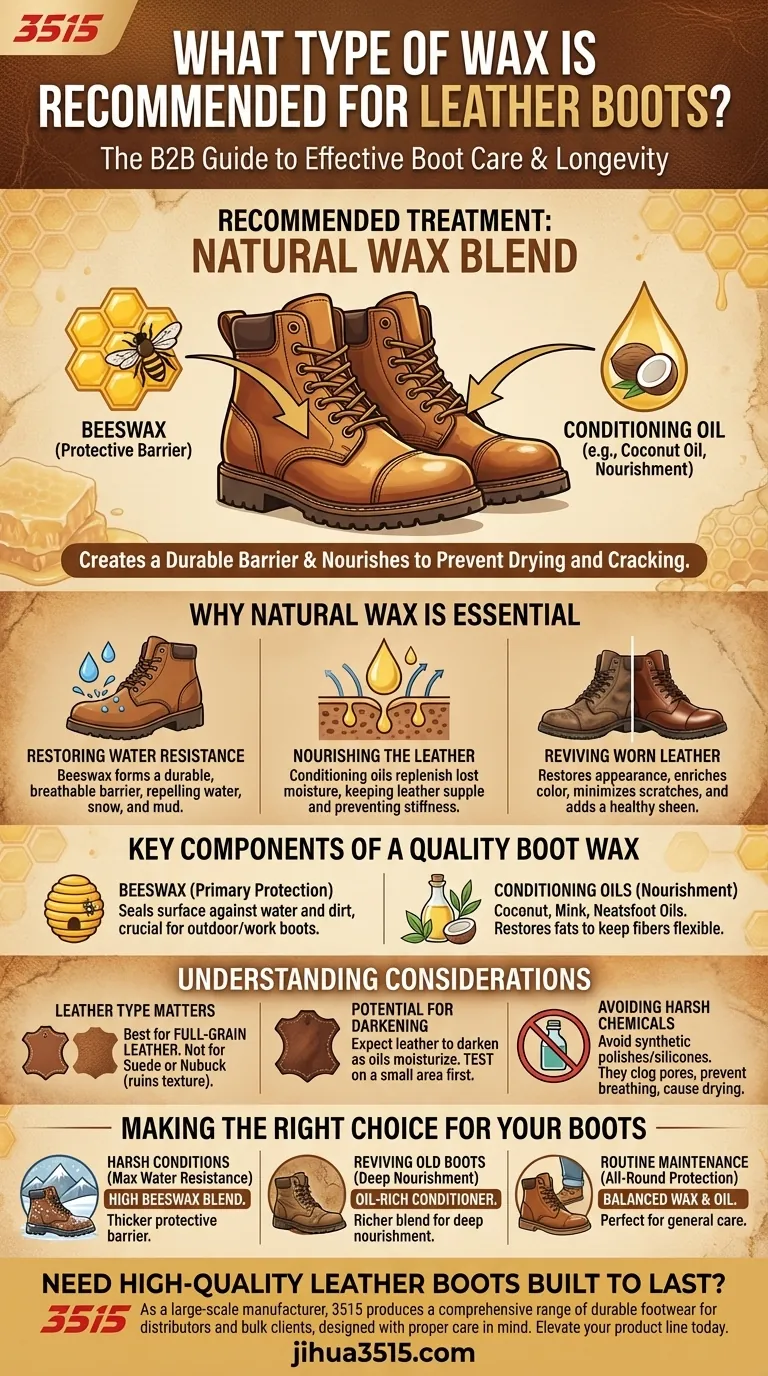 Quel type de cire est recommandé pour les bottes en cuir ? Protégez & Nourrissez avec des mélanges naturels Guide Visuel