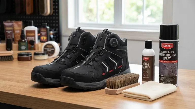 Quelles précautions faut-il prendre avant d'imperméabiliser des bottes en daim ou en nubuck ? Protégez votre investissement