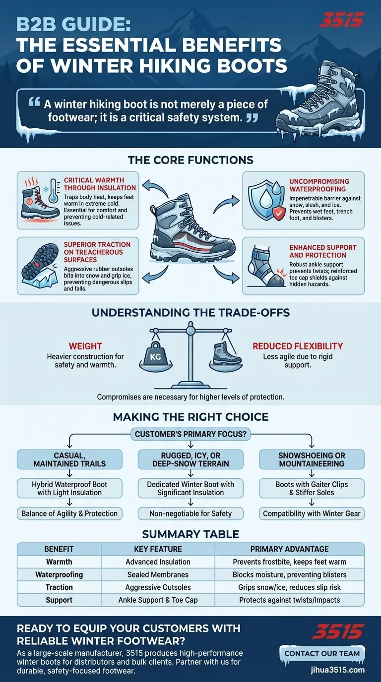 Quels sont les avantages des chaussures de randonnée d'hiver ? Assurez sécurité et chaleur lors de vos aventures Guide Visuel