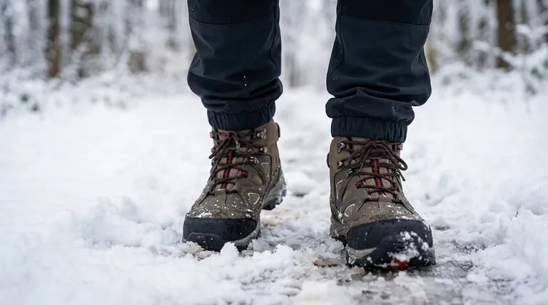 Comment garder vos pieds au sec lors des promenades hivernales ? Un système de défense en deux parties pour un confort total