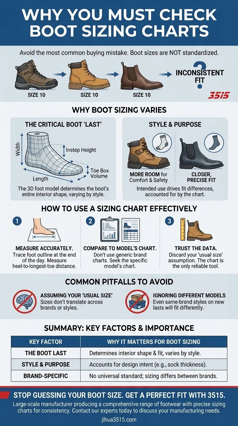 Pourquoi est-il important de consulter le guide des tailles d'une marque avant d'acheter des bottes ? Assurez un ajustement parfait à chaque fois Guide Visuel