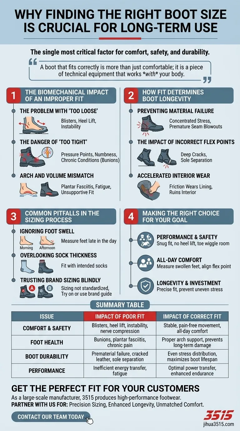 Pourquoi est-il crucial de trouver la bonne taille de bottes pour une utilisation à long terme ? Protégez vos pieds et votre investissement Guide Visuel