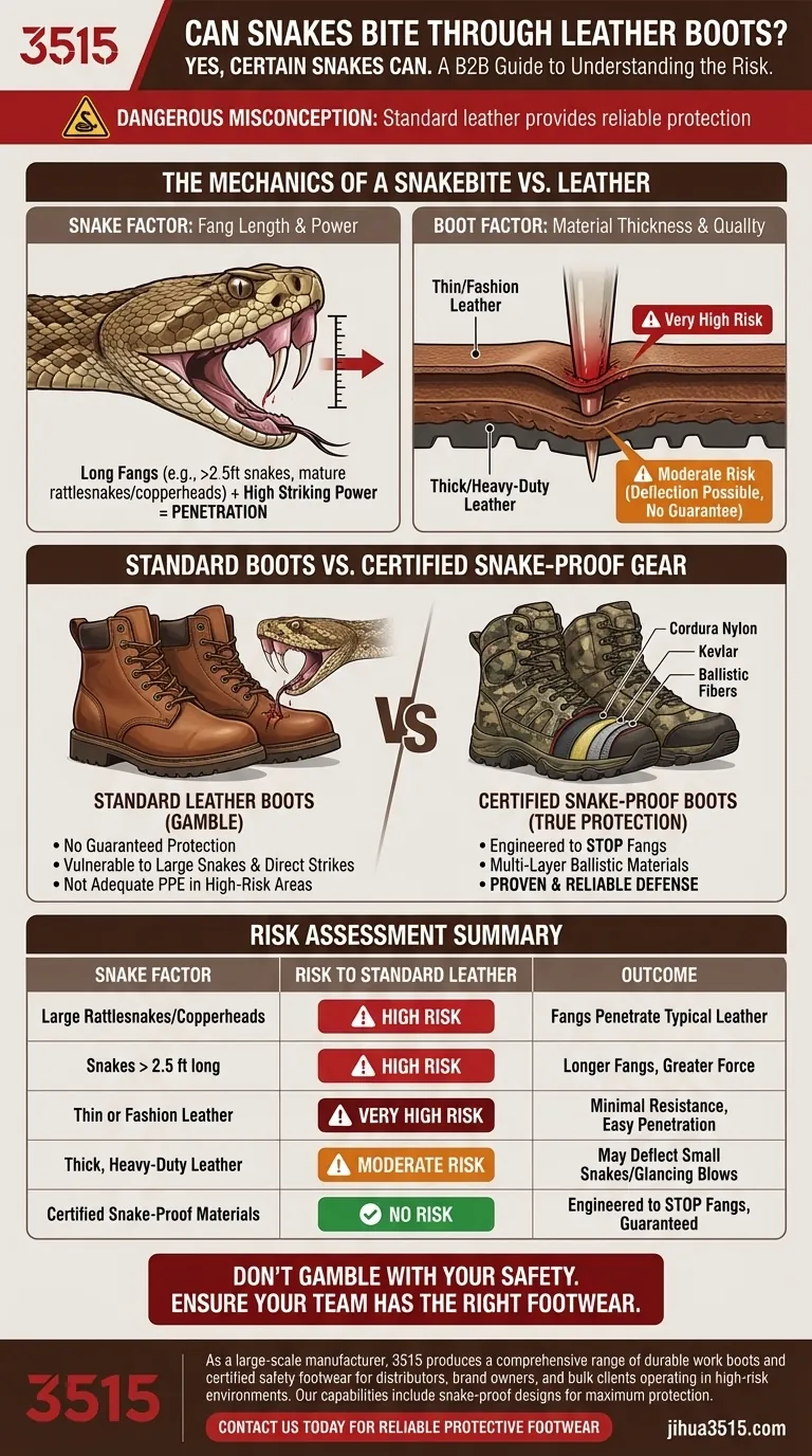 Quels types de serpents peuvent mordre à travers des bottes en cuir ? Ne comptez pas sur une fausse protection Guide Visuel