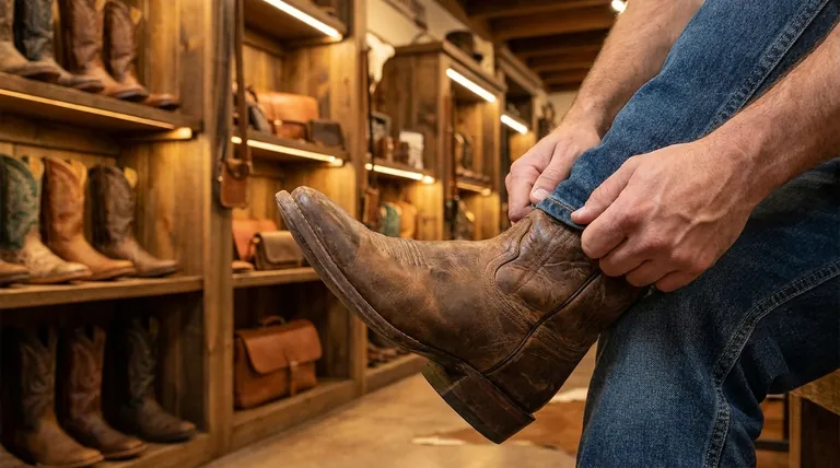 Comment le cou-de-pied des bottes de cowboy doit-il s'ajuster ? La clé d'un ajustement sûr et confortable