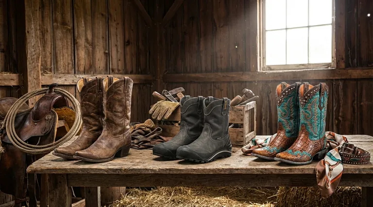 Comment les bottes de mode occidentales se distinguent-elles des bottes de cowboy traditionnelles ? Choisissez la bonne botte pour votre usage.