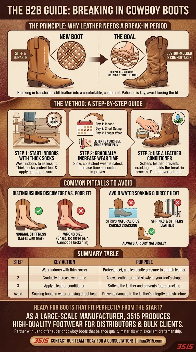 Quel est le processus de rodage des bottes de cowboy ? Un guide étape par étape pour un confort ultime Guide Visuel