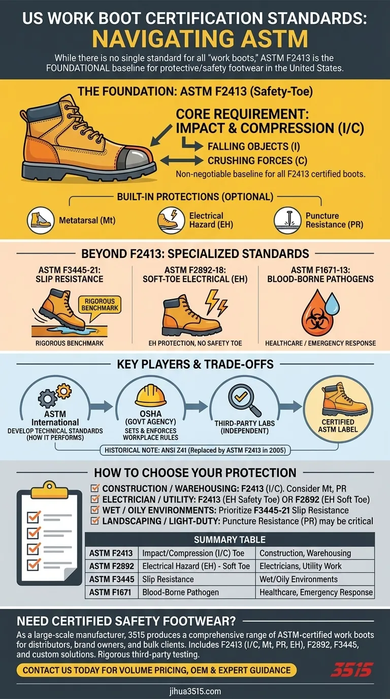 Welcher Zertifizierungsstandard wird von allen Arbeitsstiefeln erfüllt? Ihr Leitfaden zu ASTM F2413 & darüber hinaus Visuelle Anleitung