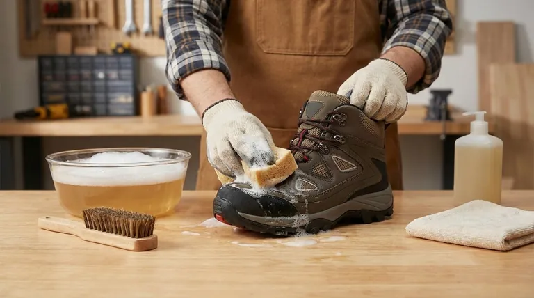 Quelle est la méthode recommandée pour nettoyer les chaussures de travail en textile ou synthétiques ? Un guide doux pour préserver vos chaussures