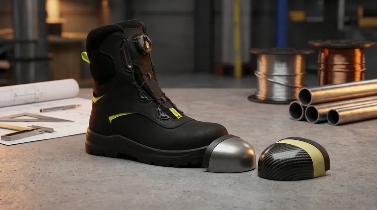 Qual é a diferença entre biqueira de segurança e biqueira de aço? Escolha o calçado de proteção adequado.