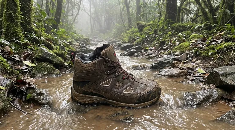 Que se passe-t-il si de l'humidité pénètre à l'intérieur des chaussures de randonnée imperméables ? L'eau piégée entraîne des ampoules et de l'inconfort