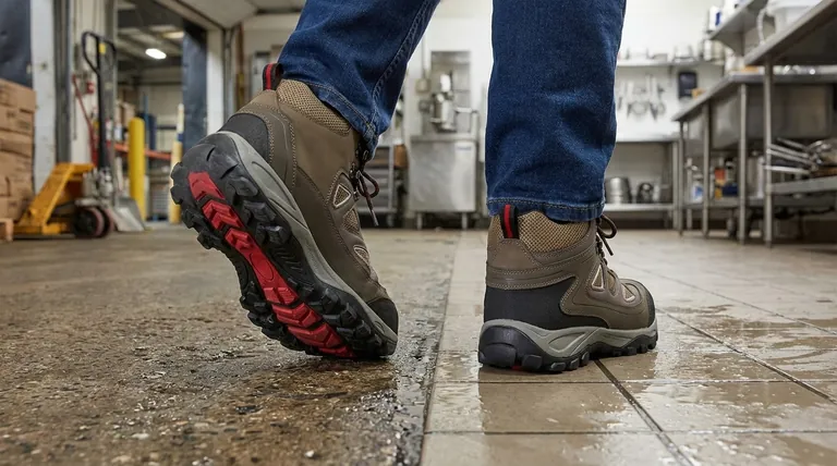 Quais fatores afetam a vida útil dos sapatos antiderrapantes? A verdade sobre segurança e desgaste.