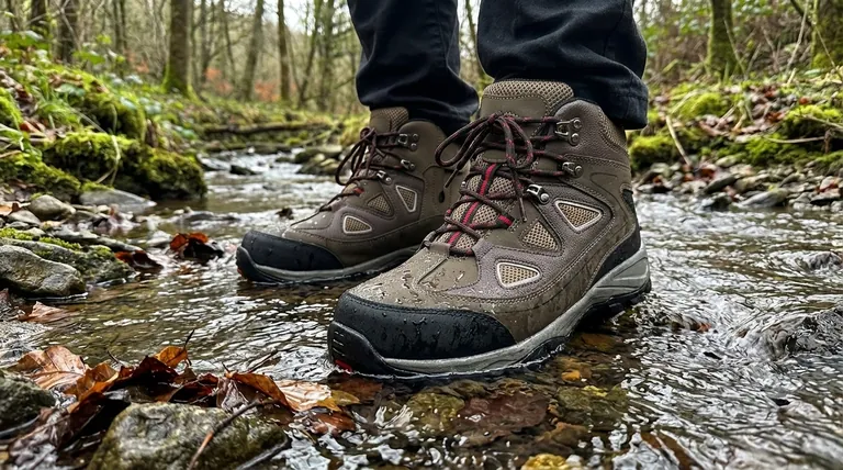 Wie identifiziert man einen wasserdichten Stiefel? Achten Sie auf den Code „WR“ für garantierten Schutz.