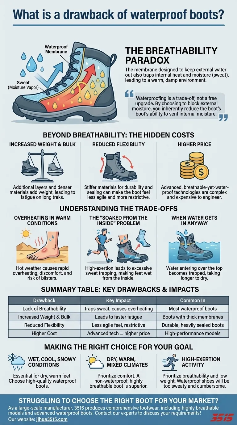 Quel est l'inconvénient des bottes imperméables ? Le coût caché de la transpiration et de la chaleur piégées Guide Visuel