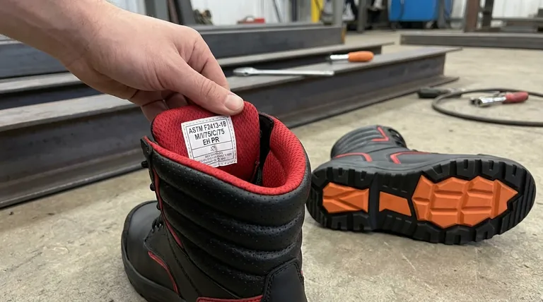 안전 토 부츠에서 ASTM 코드를 어디서 찾을 수 있나요? 부츠 안전 라벨 찾기 및 해독 가이드