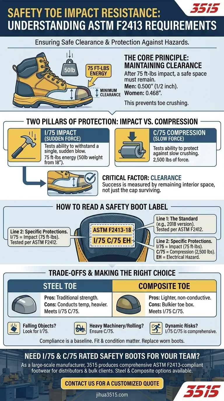Каковы требования к ударопрочности защитной обуви с подноском? Обеспечьте максимальную защиту для ваших сотрудников Визуальное руководство