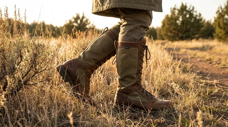 Quelles marques alternatives de bottes anti-serpent sont mentionnées comme options plus confortables ? Rocky, LaCrosse et Danner mènent la danse