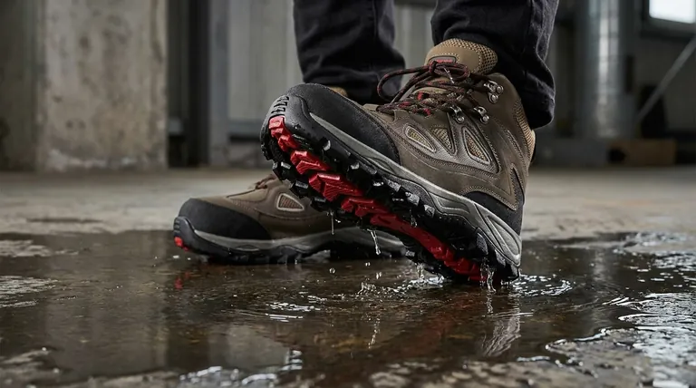 Quel est l'avantage des rainures plus profondes dans les semelles de chaussures antidérapantes ? Maximiser la traction et la sécurité