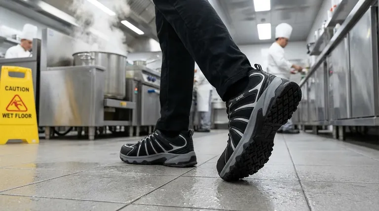 Quelles caractéristiques supplémentaires les chaussures antidérapantes incluent-elles souvent ? Confort et sécurité essentiels pour les professionnels