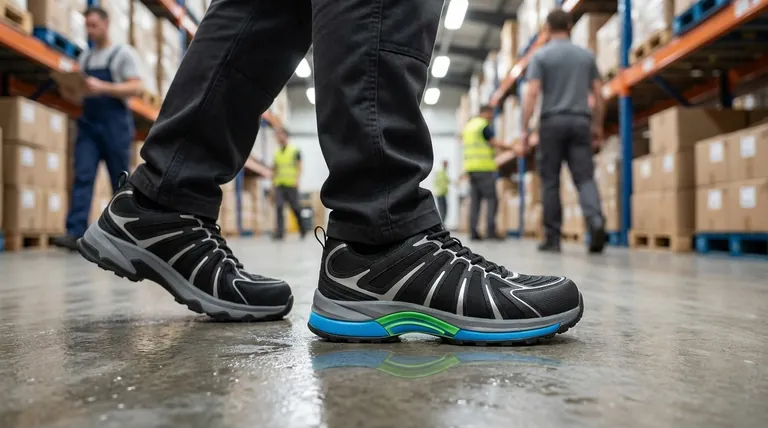 Как противоскользящая обувь помогает предотвратить усталость? Снижение мышечного напряжения благодаря эргономичной поддержке