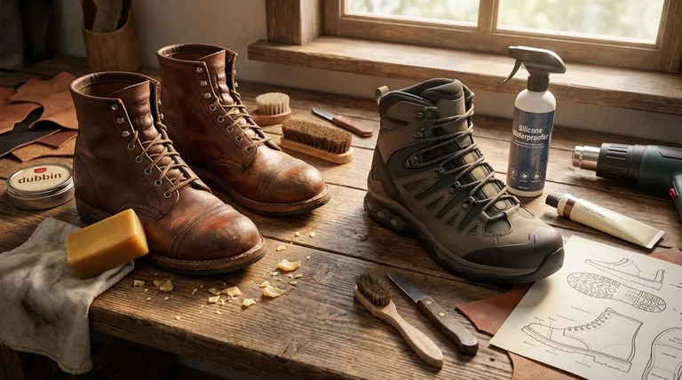 Pourquoi les traitements imperméabilisants à base de cire pour le cuir sont-ils moins courants aujourd'hui ? L'impact de la construction moderne des bottes