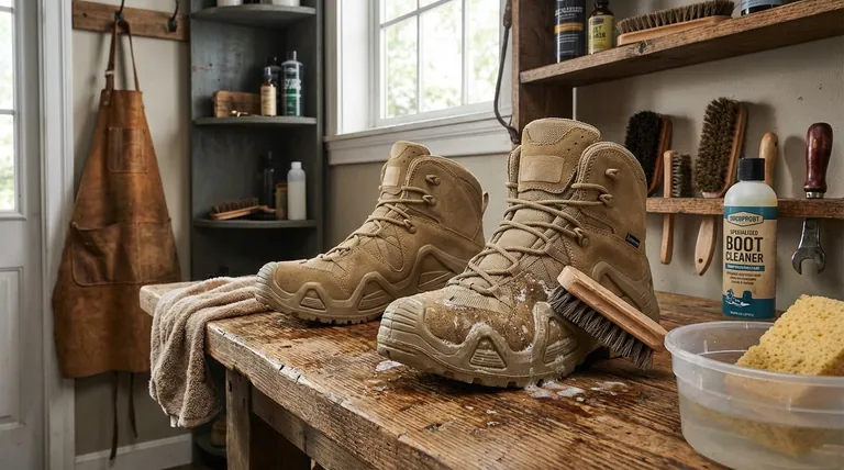 Comment préparer les bottes pour l'imperméabilisation ? Nettoyer et conditionner pour une protection maximale