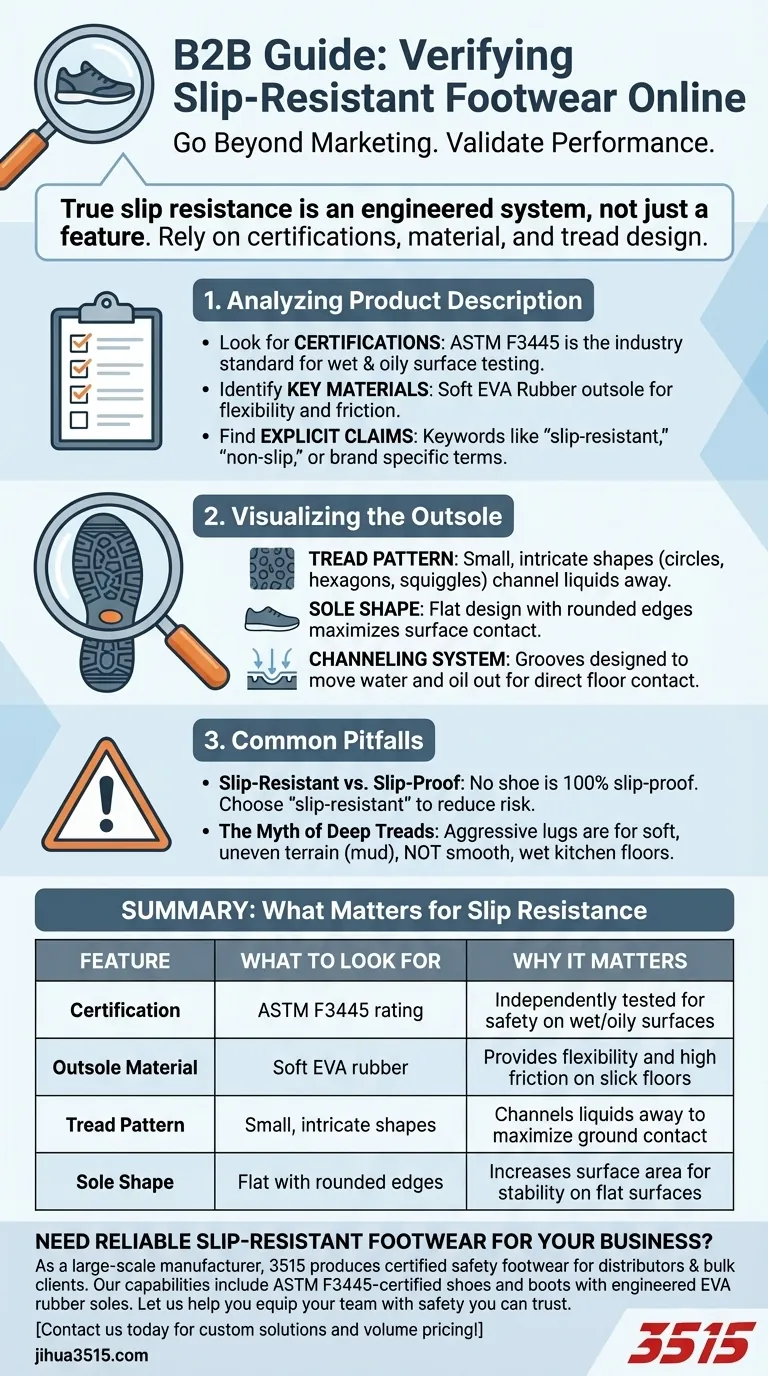 Как определить, что обувь нескользкая, при покупке онлайн? Практическое руководство по безопасности Визуальное руководство