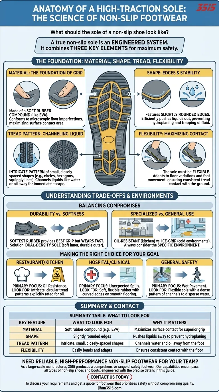 À quoi doit ressembler la semelle d'une chaussure antidérapante ? Le guide d'un expert pour l'adhérence Guide Visuel