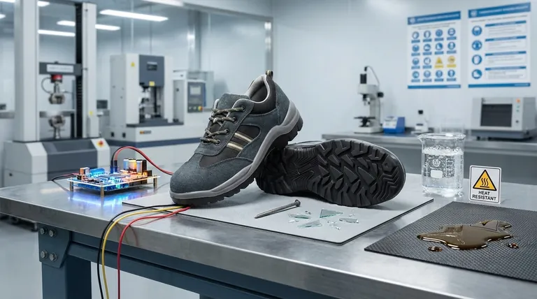 Какие специализированные функции доступны в современной защитной обуви помимо защиты носка? Повышенная безопасность на рабочем месте