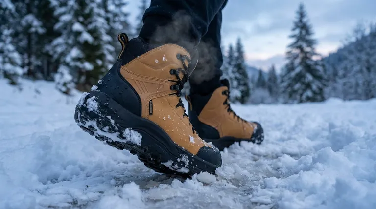 In che modo le calzature invernali adeguate aiutano a mantenere i piedi asciutti? La doppia difesa contro l'umidità