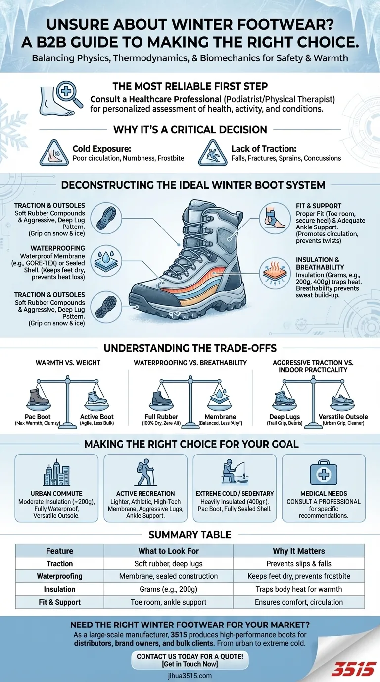 Что следует делать, если вы не уверены в выборе зимней обуви? Советы экспертов для безопасной зимы Визуальное руководство