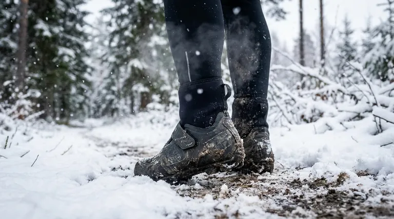 Como os sapatos de ciclismo de inverno retêm o calor? O Sistema Integrado para Ciclismo em Clima Frio