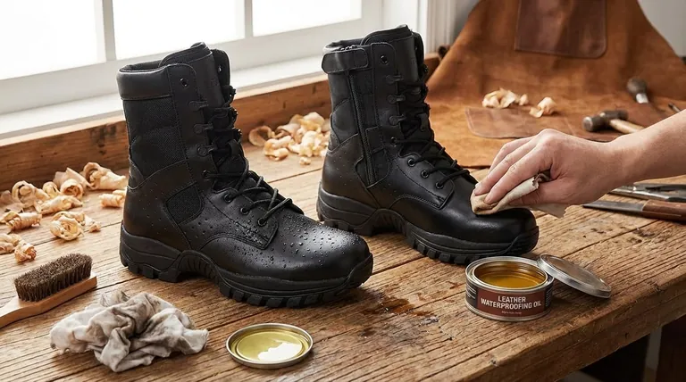 ¿Cómo se utilizan los aceites para impermeabilizar botas de cuero? Una guía para el acondicionamiento profundo y la protección.