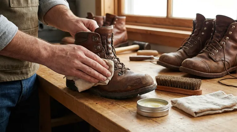革のブーツを防水するためにラノリンクリームはどのように使用されますか?ステップバイステップガイド