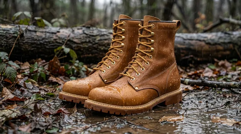 كيف يساهم الجلد المدبوغ بالزيت في مقاومة الحذاء للماء؟ اكتشف أسرار الأحذية المتينة والمقاومة للعوامل الجوية