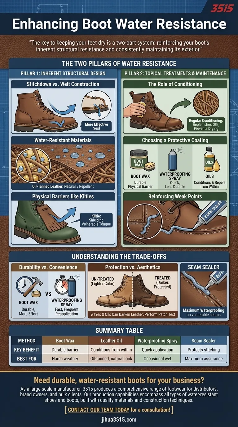 Comment améliorer l'imperméabilité des bottes ? Un guide pour une protection durable Guide Visuel