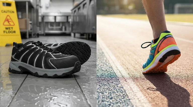 Tutte le scarpe da corsa sono antiscivolo? La verità sulla trazione rispetto alla sicurezza certificata