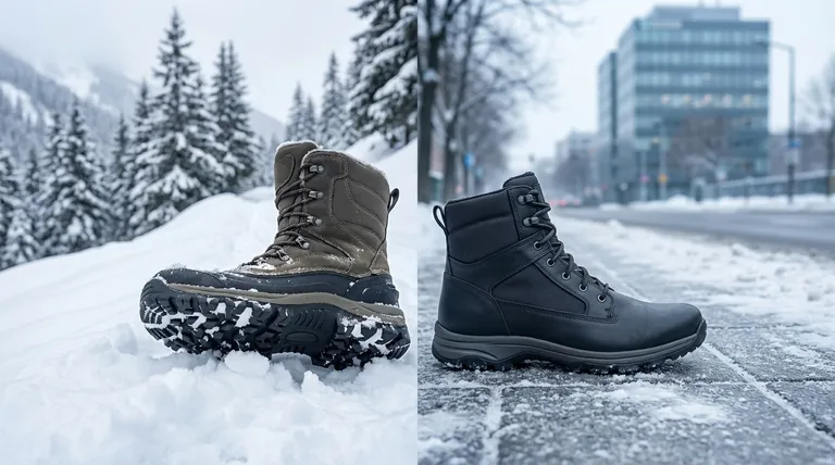 ¿En qué se diferencian las botas de nieve de las botas de invierno en cuanto a diseño? Una guía para elegir el calzado adecuado