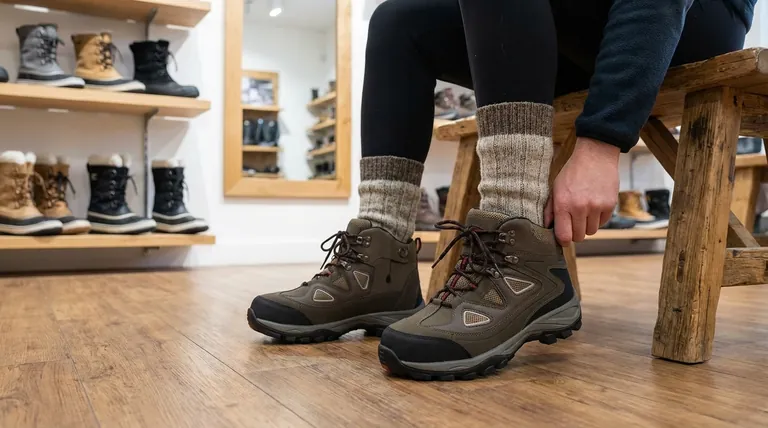 Que dicas práticas devem ser seguidas ao experimentar botas de inverno ou de neve? Obtenha o ajuste perfeito para aquecimento e conforto