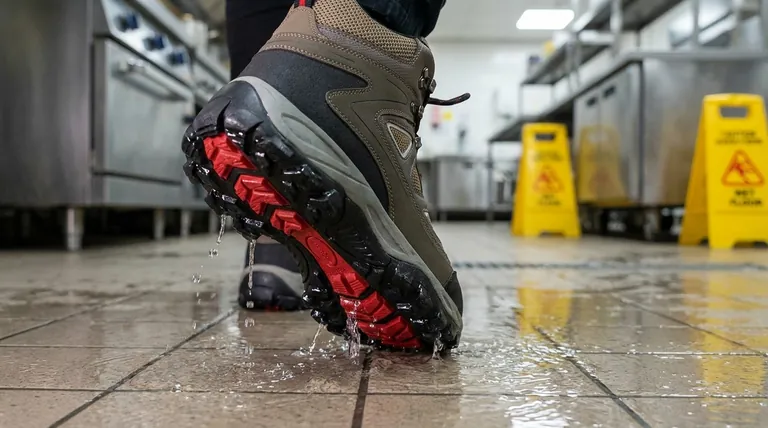 ¿Cómo mejoran la seguridad las ranuras más profundas en los zapatos antideslizantes? Maximizar el agarre y prevenir caídas en el lugar de trabajo