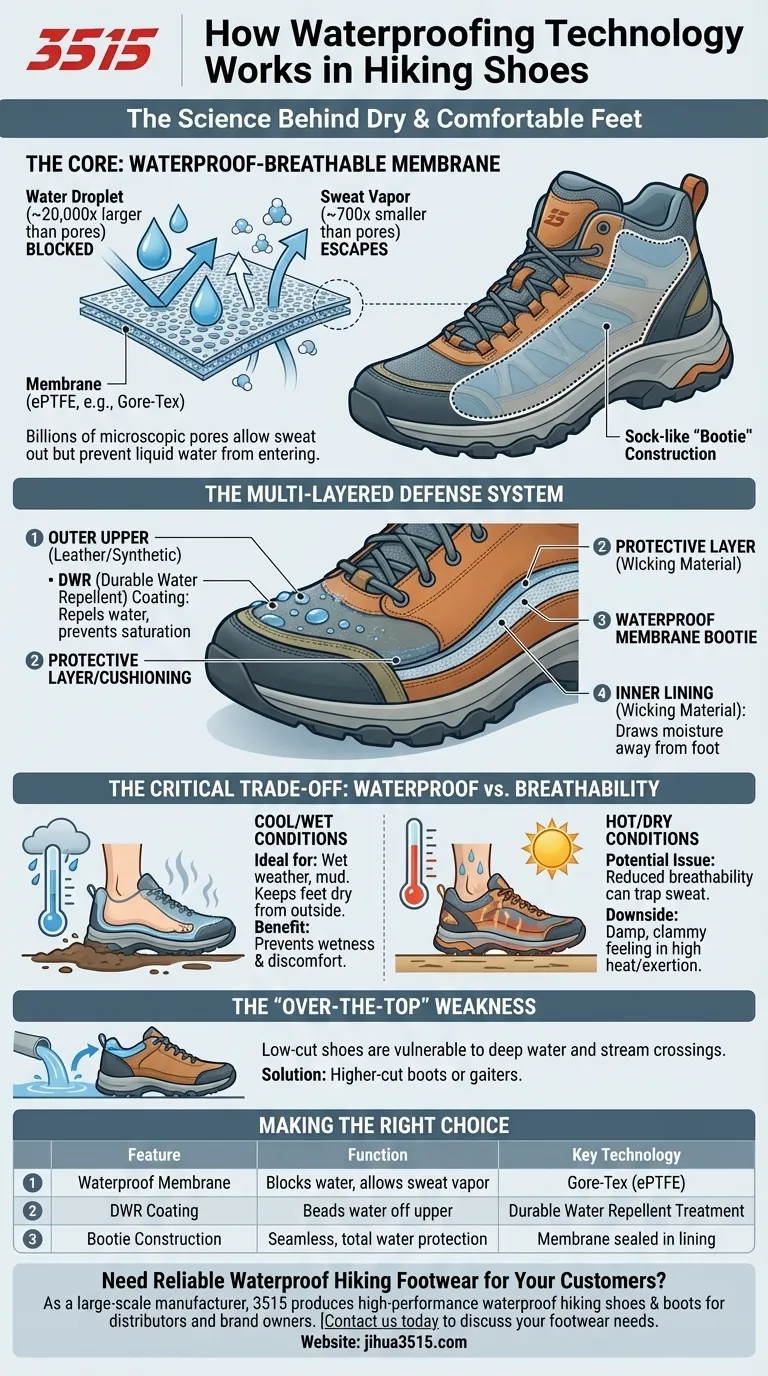 ¿Cómo funciona la tecnología de impermeabilización en las zapatillas de senderismo? Una guía para mantenerse seco en el sendero Guía Visual