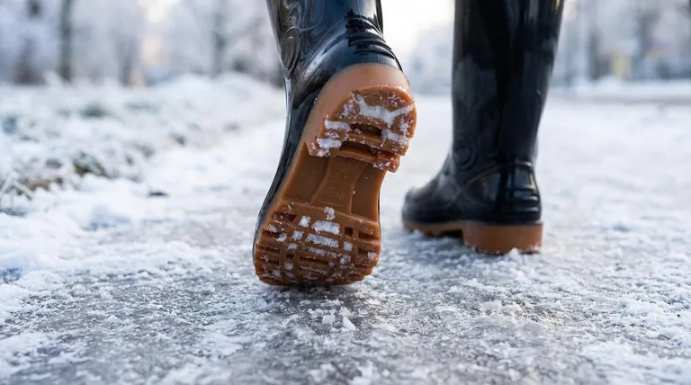 Quel rôle jouent les semelles antidérapantes dans les chaussures d'hiver ? Maximiser la sécurité sur la glace et la neige