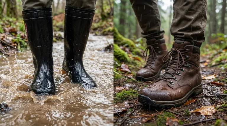 Quelle est la différence entre les bottes imperméables et les bottes résistantes à l'eau ? Trouvez votre correspondance parfaite