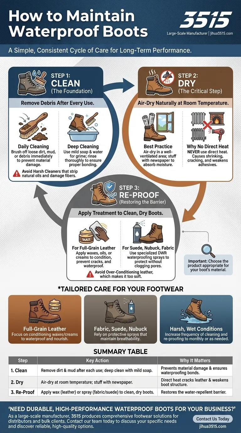 Come si mantengono gli scarponi impermeabili? Una semplice guida in 3 passaggi per prestazioni durature Guida Visiva